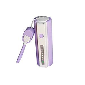 Popular Led Power Bank Portable Power banks 5000mAh with Lanyard cable